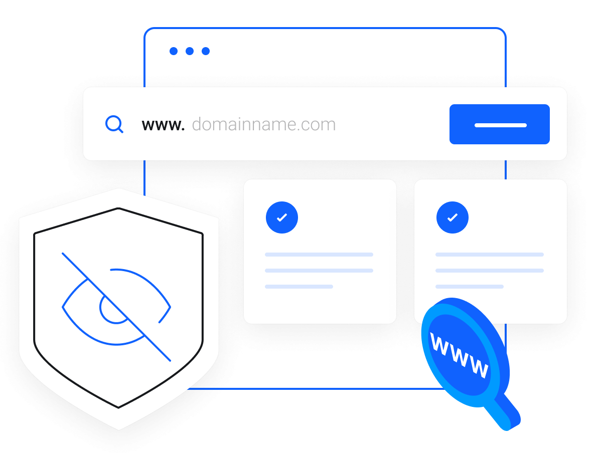 Alan Adı Kaydı ve Sorgulama - .com, .com.tr - Ücretsiz Alan Adı Gizliliği