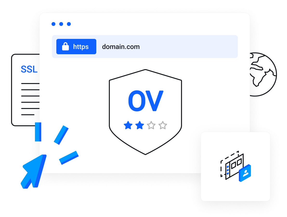 SSL Sertifikası - DV, OV ve Wildcard - Giriş sayfaları gibi daha hassas sayfalar için ideal
